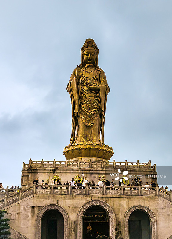 普陀山南海观音图片素材