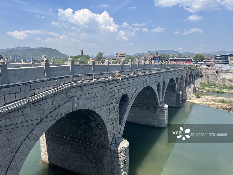 河北石家庄井陉县天长镇大石桥 省级文保图片素材