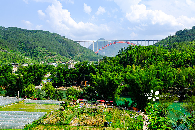 中国贵州黔南州罗甸大小井景区风光图片素材