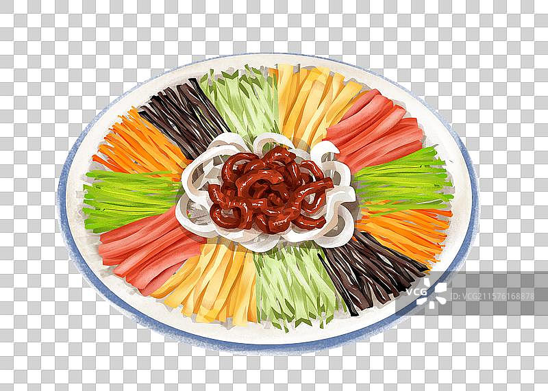 潍坊市 潍县辣皮 鲁菜 山东特色小吃美食图片素材