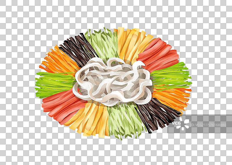 潍坊市 潍县辣皮 鲁菜 山东特色小吃美食图片素材