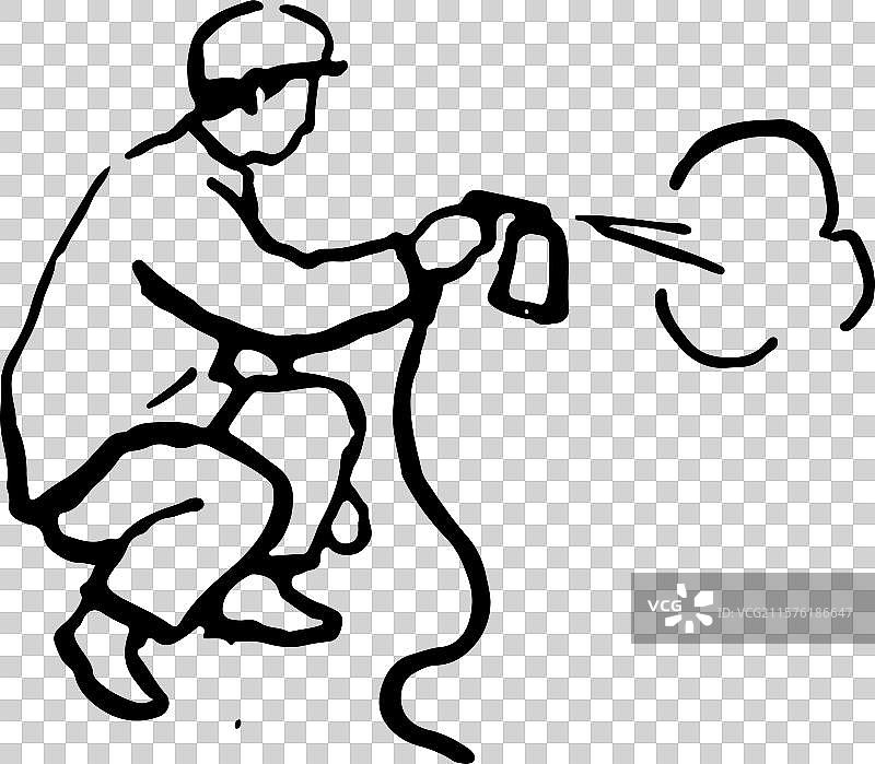 简笔画 农药 打农药 喷洒图片素材