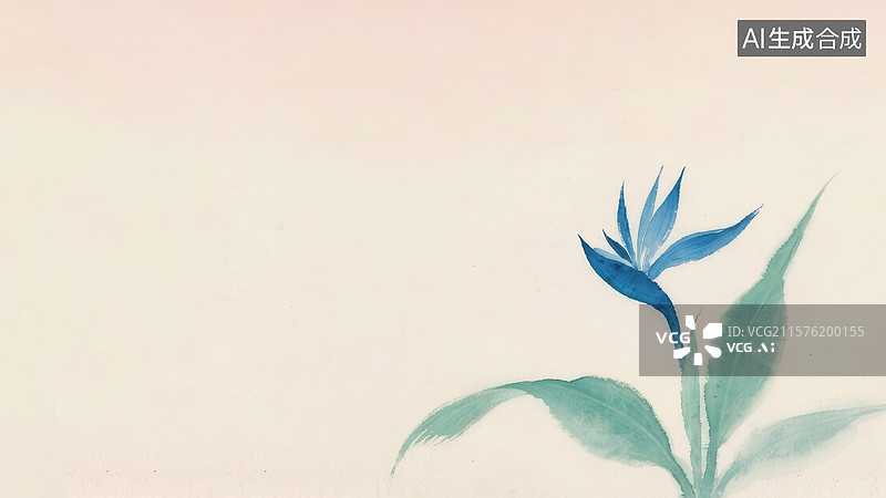 【AI数字艺术】水墨画右下图片素材