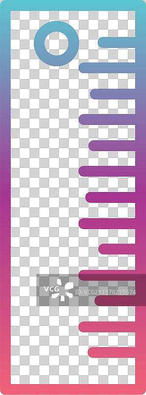 尺子线条渐变设计图片素材