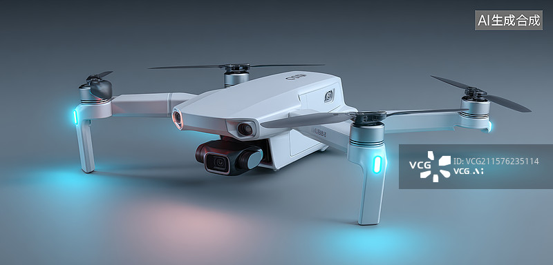 【AI数字艺术】无人机飞行姿态展示图片素材