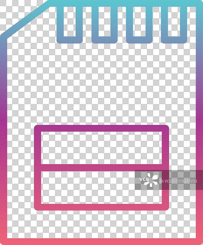 记忆卡片线条渐变设计图片素材