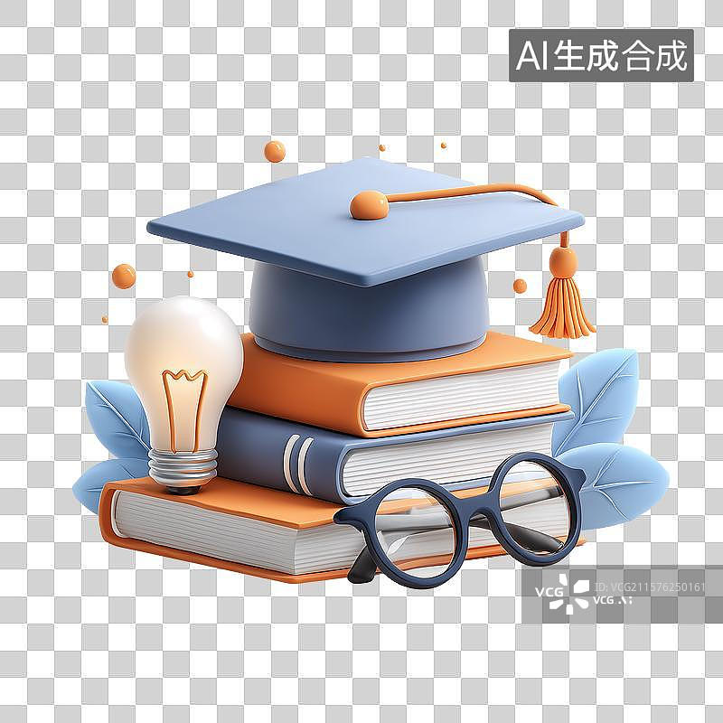 【AI数字艺术】学生毕业概念图图片素材