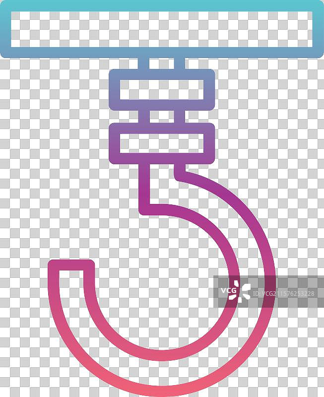 钩线渐变设计图片素材