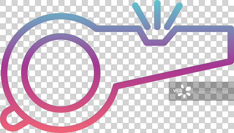 哨子线条渐变设计图片素材