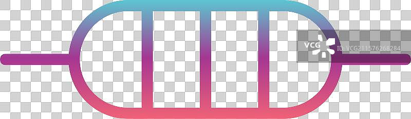 电阻器线性渐变设计图片素材