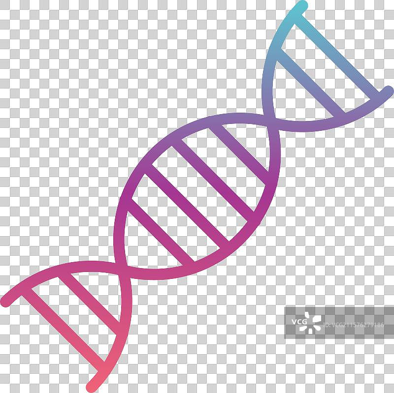 DNA线性渐变设计图片素材