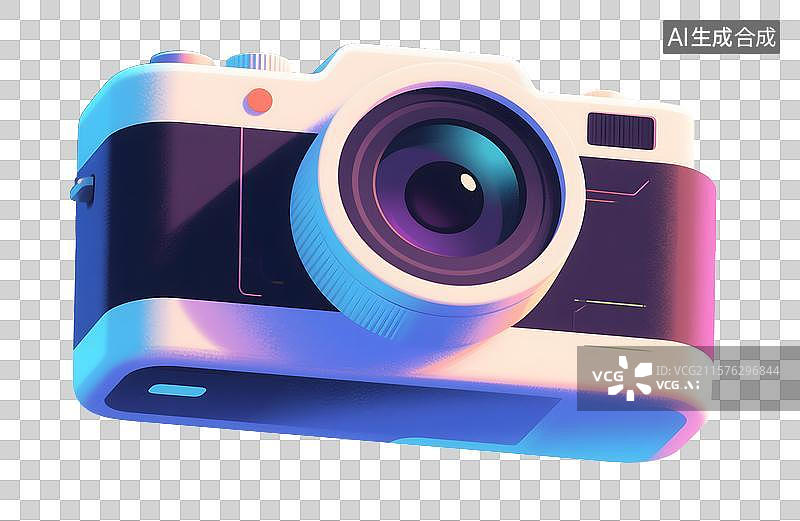 【AI数字艺术】三维图形照相机免抠元素图片素材