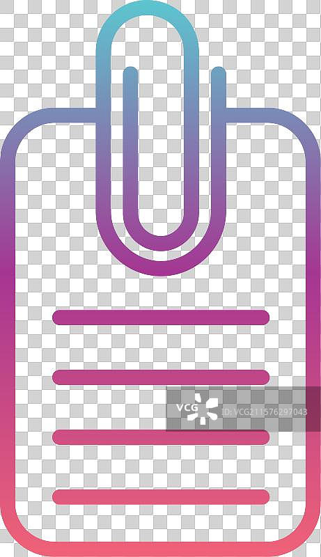 附件线渐变设计图片素材