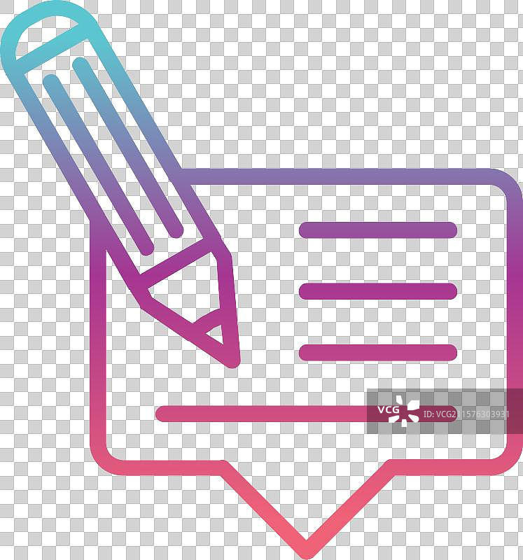 反馈线渐变设计图片素材