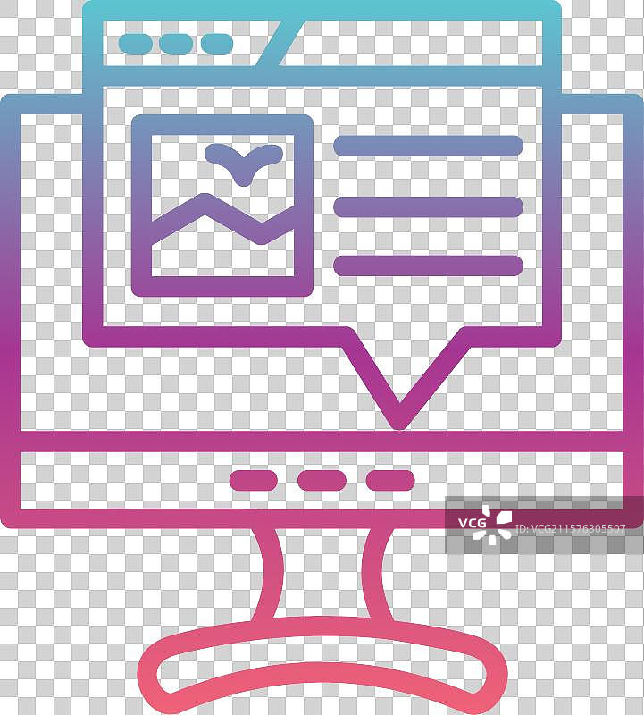 渐变设计的海报线条图片素材