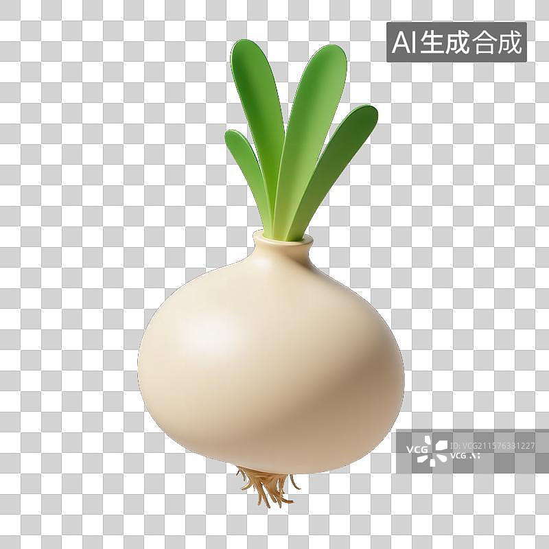 【AI数字艺术】卡通白萝卜图图片素材