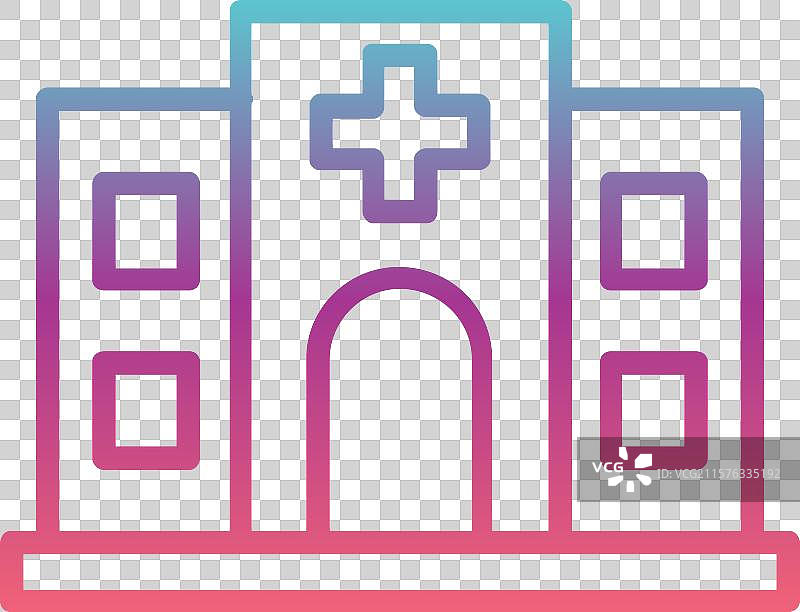 诊所线性渐变设计图片素材