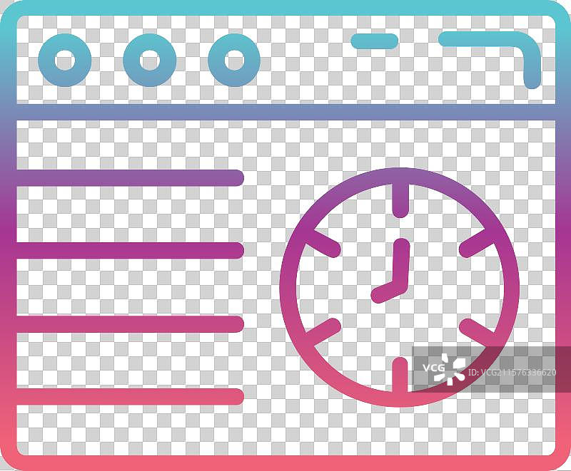 网页浏览器线性渐变设计图片素材