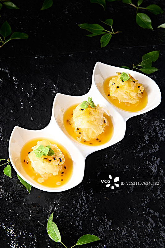 蜂蜜百香果腌渍苤茢菜图片素材