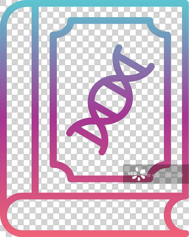 DNA线性渐变设计图片素材