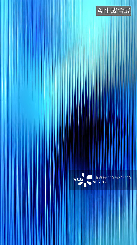【AI数字艺术】蓝色条纹抽象背景图片素材