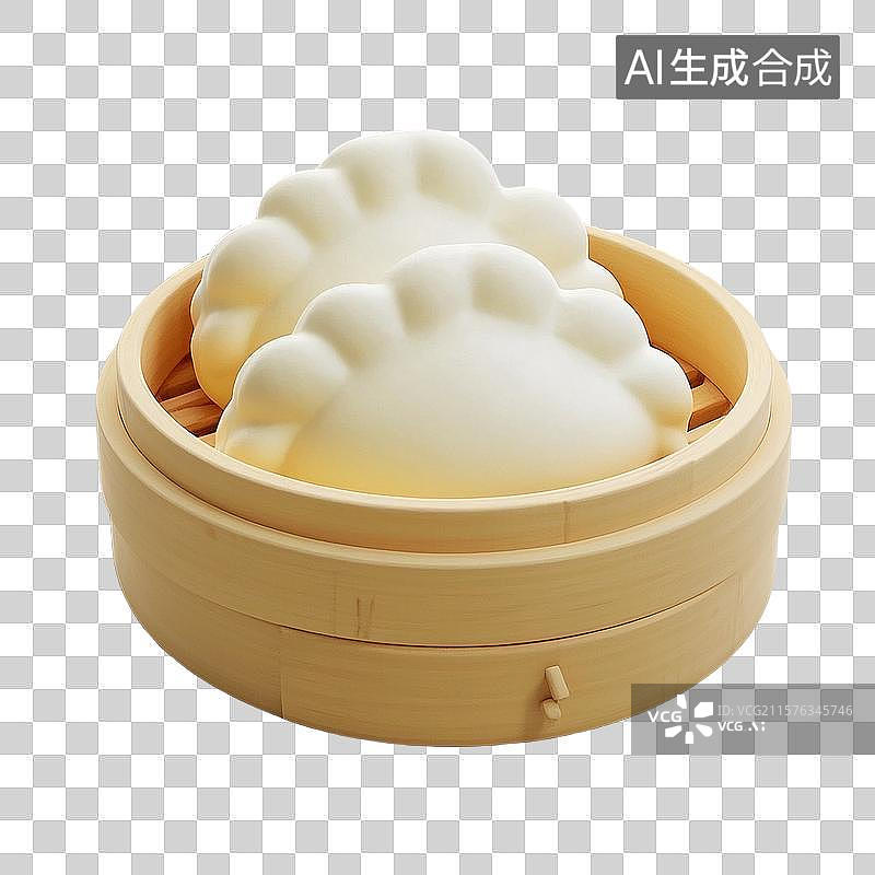 【AI数字艺术】3d饺子图片素材
