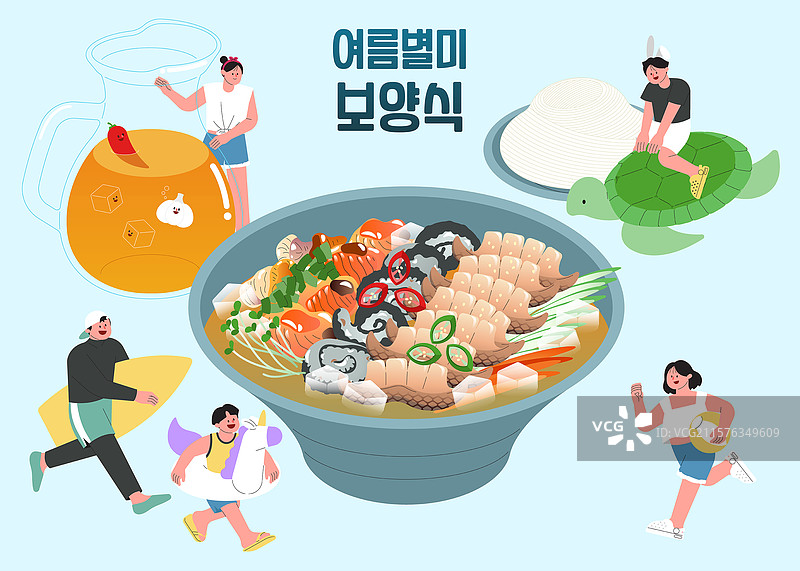 夏季滋补菜，生鱼汤，满满的新鲜海鲜图片素材