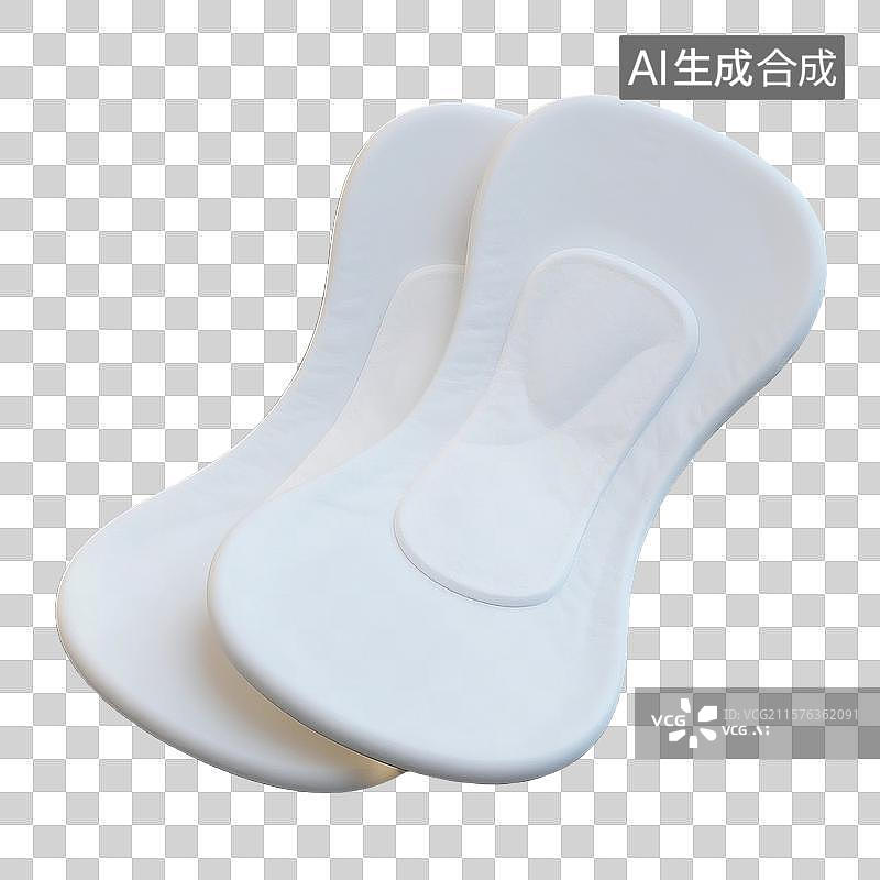 【AI数字艺术】：3D 卡通卫生巾图片素材