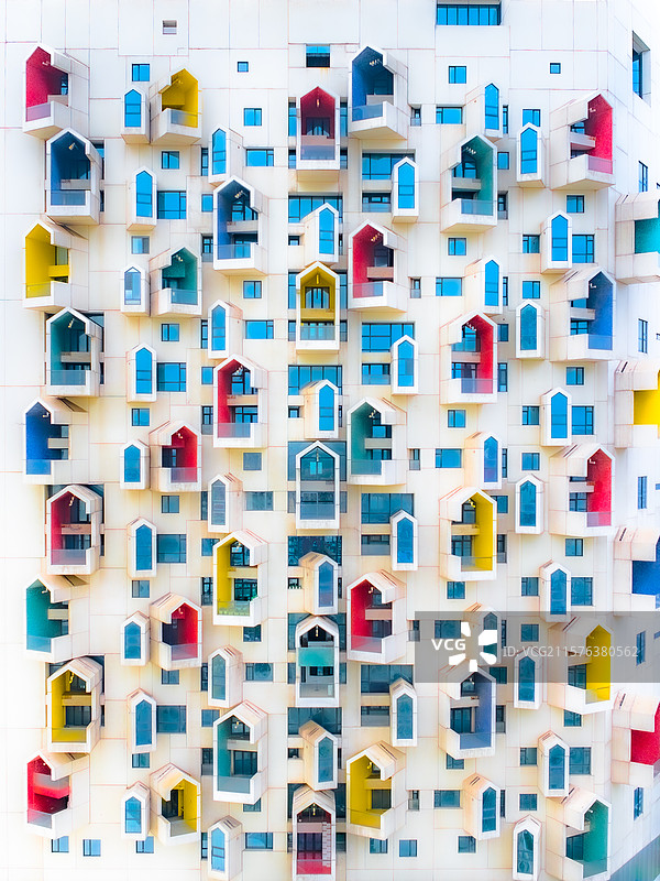 《五彩任意门》，唐山第三空间综合体图片素材