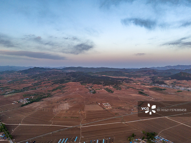 北方的乡村，辽宁营口朝阳图片素材