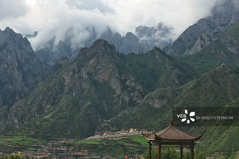 扎尕那仙女滩图片素材