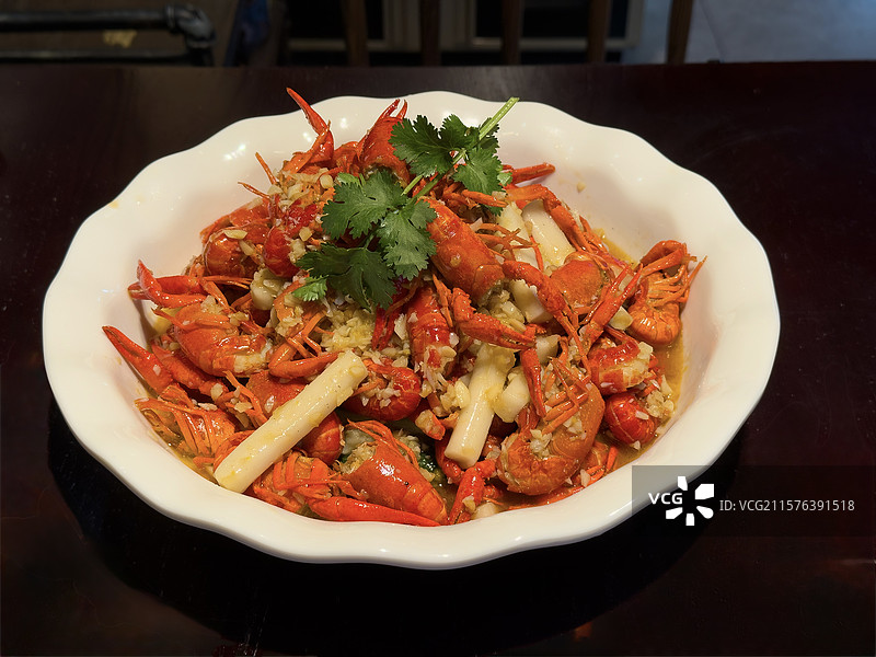 蒜蓉小龙虾图片素材