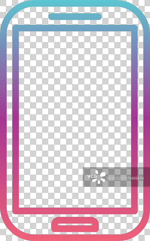 手机线条渐变设计图片素材