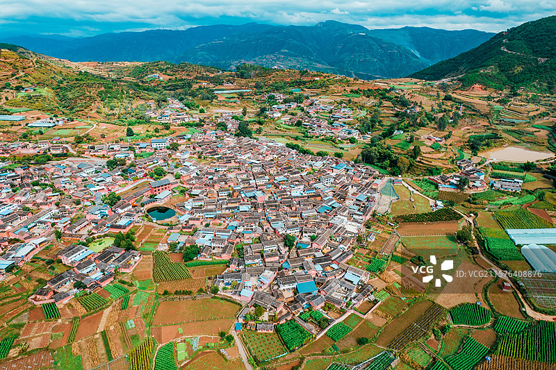 攀枝花迤沙拉航拍风光图片素材