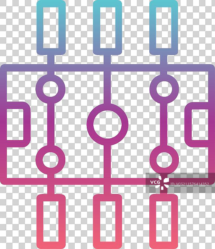 桌上足球线性渐变设计图片素材