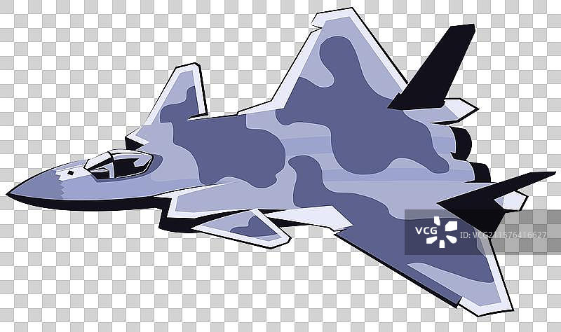 中国国防现代化军事高科技先进矢量发动机5代机歼20战斗机巡航天空科幻幻想插画图片素材