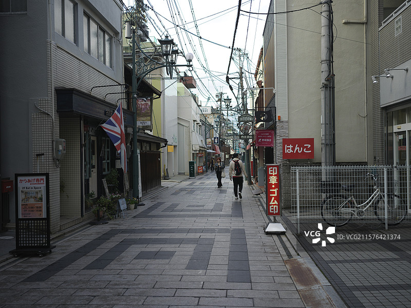 日本大阪市街景图片素材