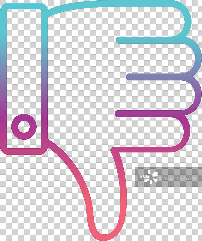 不喜欢的线性渐变设计图片素材