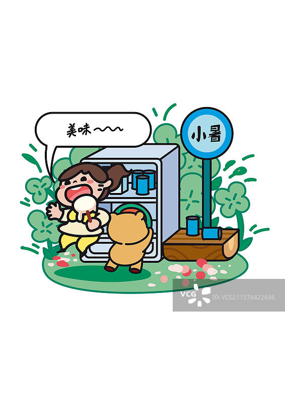 二十四节气-小暑图片素材