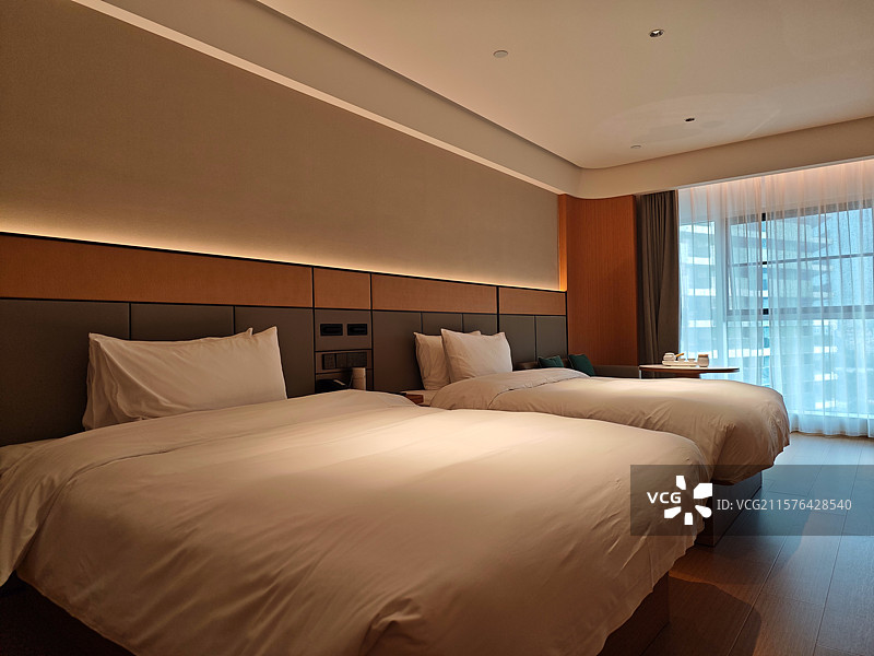 绵阳全季酒店标间内景装饰图片素材