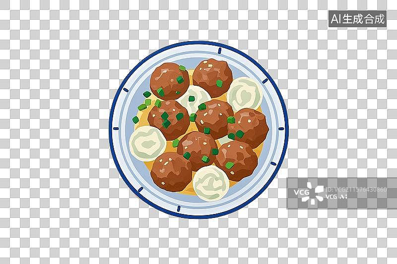 【AI数字艺术】8K牛肉丸极简主义高质量插画摄影作品图片素材