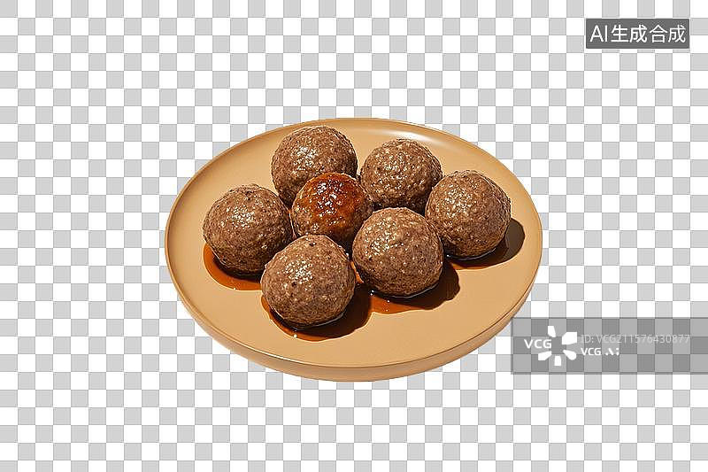 【AI数字艺术】8K牛肉丸极简主义高质量插画摄影作品图片素材