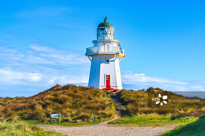 新西兰怀帕帕角灯塔Waipapa Point Lighthouse图片素材