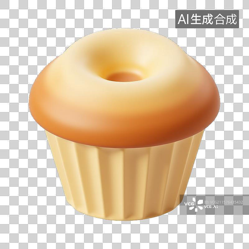 【AI数字艺术】迷你纸杯蛋糕的美味图片素材
