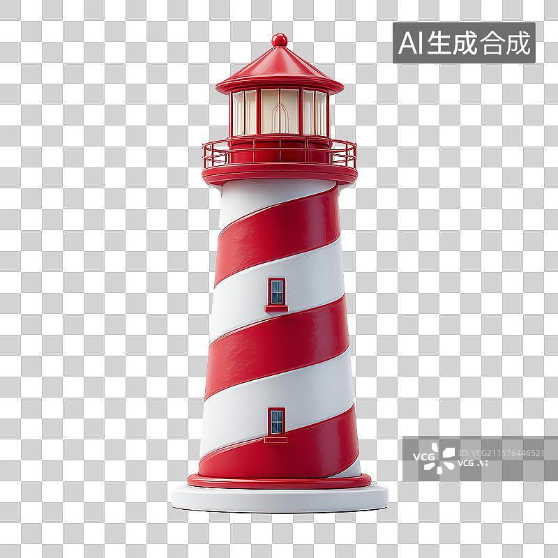 【AI数字艺术】灯塔3d模型图片素材