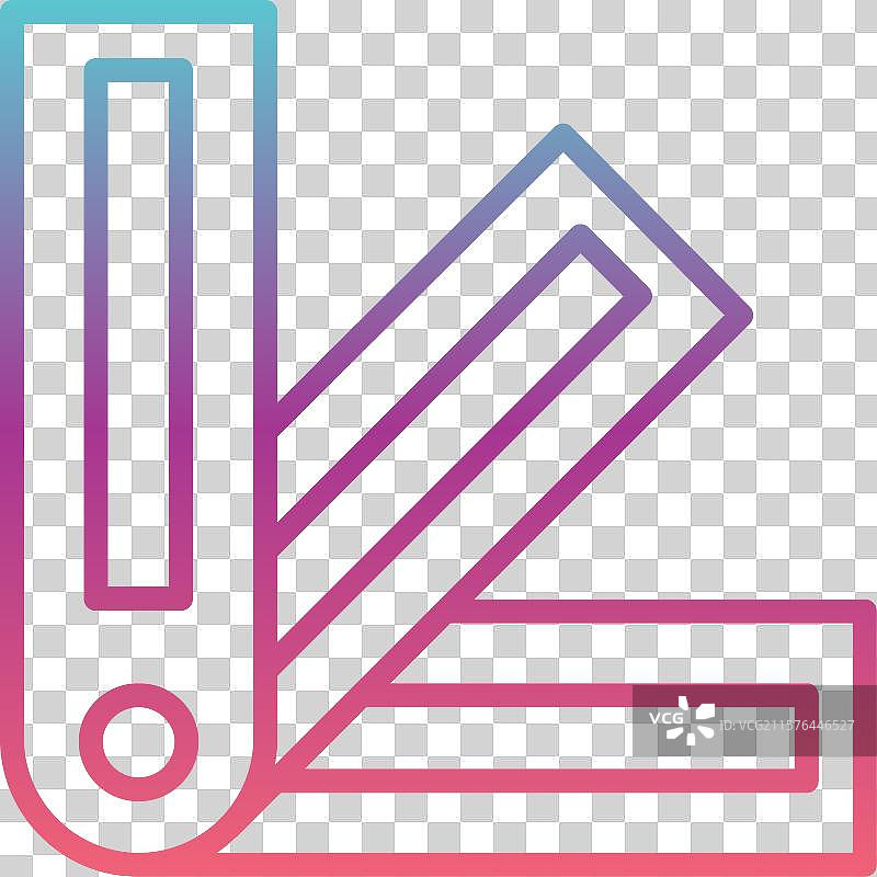 潘通线性渐变设计图片素材