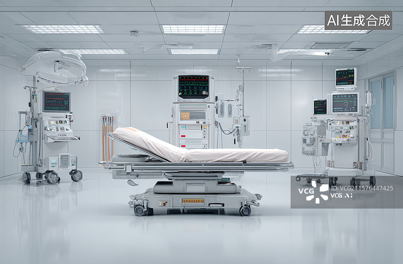 【AI数字艺术】现代医院手术室图片素材