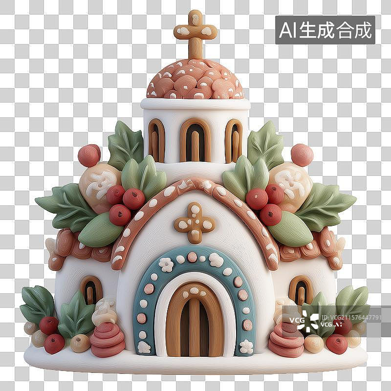 【AI数字艺术】教堂尖顶图片素材