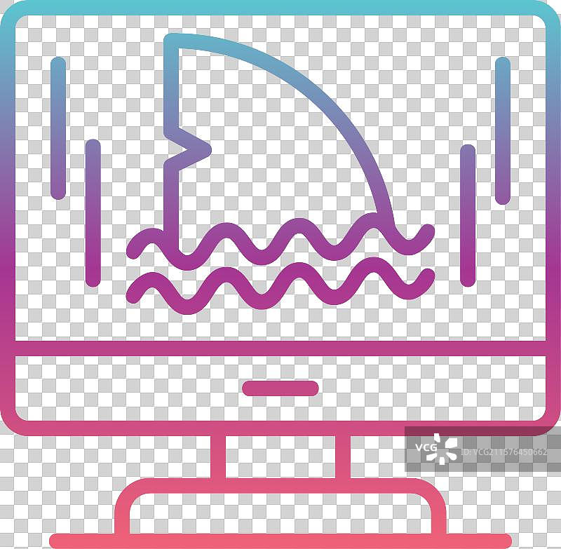 计算机线条渐变设计图片素材