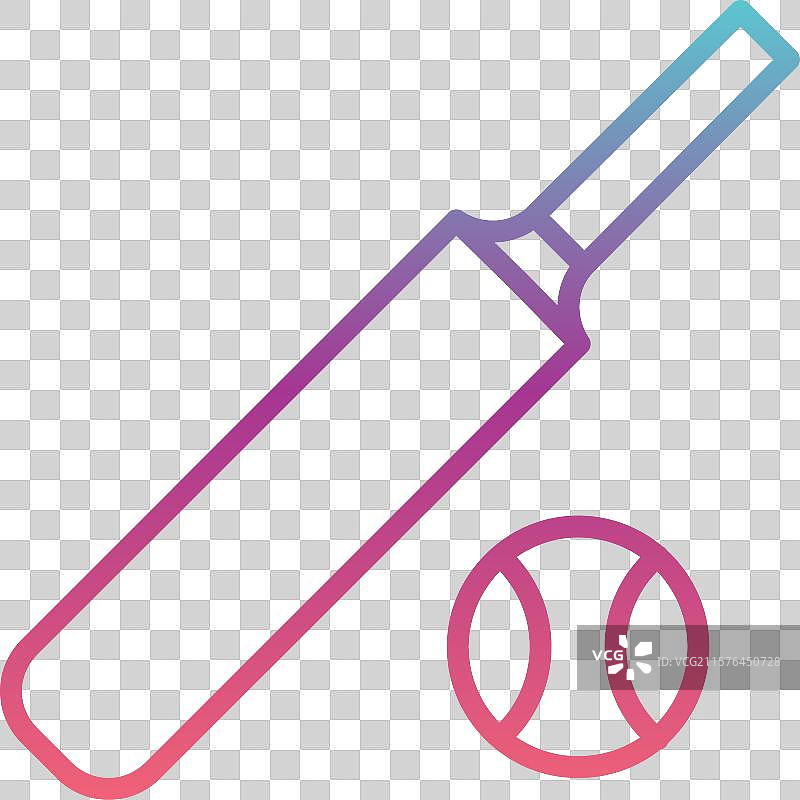 板球线条渐变设计图片素材